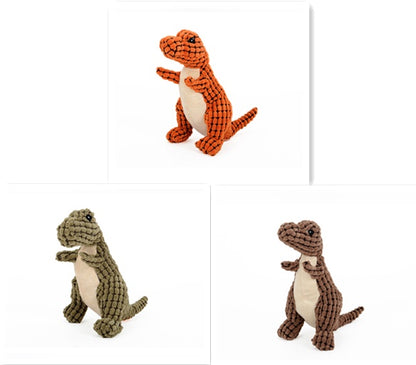 Dinosaur Pet Toys for Large Dogs - Interactive Chew Toys