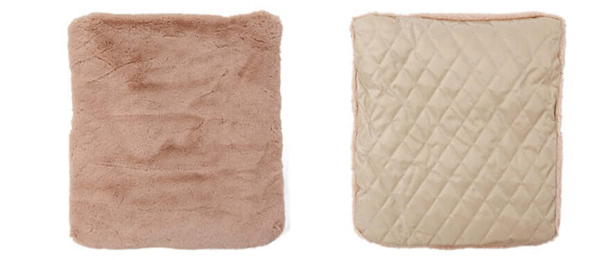 2 In 1 Pet Dog Carrier Folding Car Seat Pad Thickened Multi-purpose Pet Bed Dog Car Mattress Pets Supplies product image showing both sides.