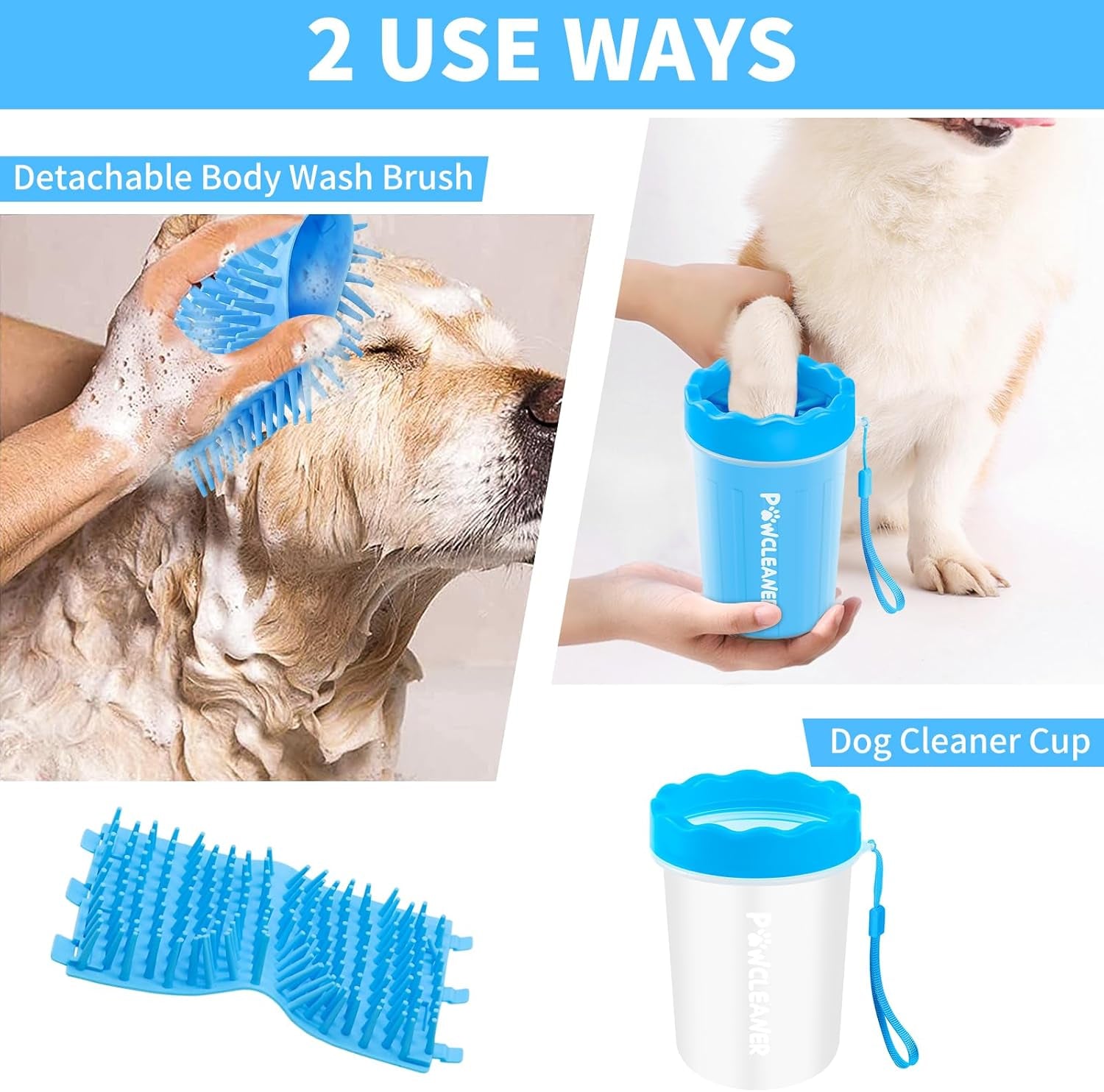 Vantio PawClean Pro - Portable Dog Paw Washer