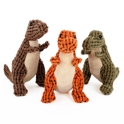 Dinosaur Pet Toys for Large Dogs - Interactive Chew Toys